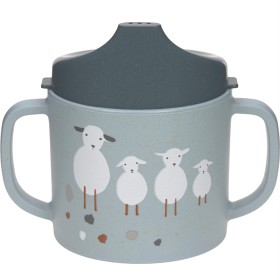 Bild på Lässig Pipmugg PP/Cellulosa Tiny Farmer Sheep Blå