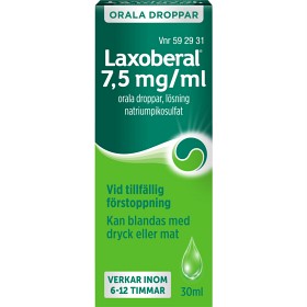 Bild på Laxoberal, orala droppar, lösning 7,5 mg/ml 30 ml