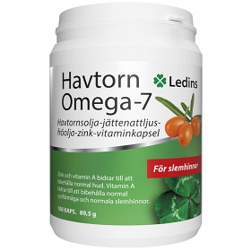 Bild på Ledins Havtorn Omega-7, 100 kapslar