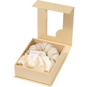Bild på Lenoites Blowout Tie in Mulberry Silk Golden Sand, Small