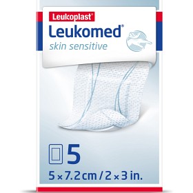 Bild på Leukoplast Leukomed Skin Sensitive 5 cm x 7,2 cm 5 st