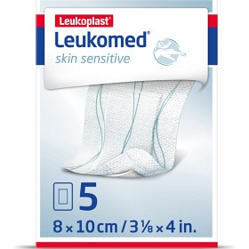 Bild på Leukoplast Leukomed Skin Sensitive 8cm x 10cm 5 st