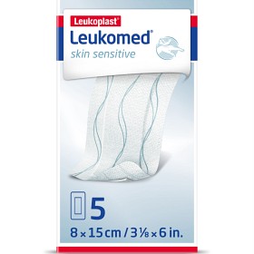 Bild på Leukoplast Leukomed Skin Sensitive 8 cm x 15 cm 5 st
