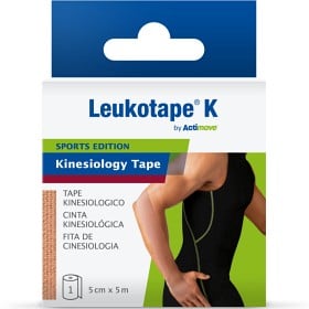 Bild på Leukotape K by Actimove Sports Edition 5cmx5m Beige kinesiotejp