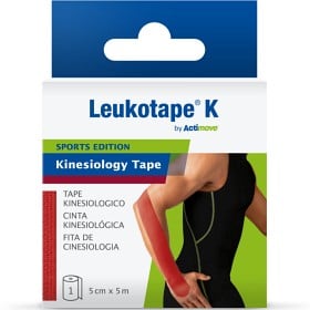 Bild på Leukotape K by Actimove Sports Edition 5cmx5m Röd kinesiotejp