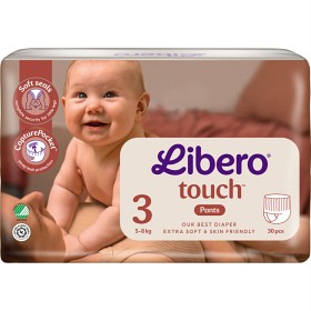 Bild på Libero Touch 3 Byxblöjor, 5-8 kg, 30 st