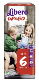Bild på Libero Up & Go Storlek 6 38 st