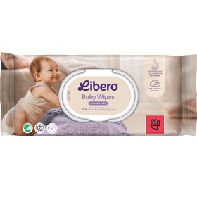 Bild på Libero Våtservetter Singelpack 64 st