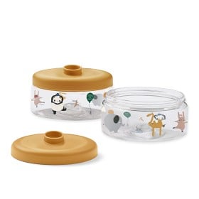 Bild på Liewood Dominique Burk med lock 2-pack Around the world (Sandy)