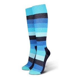Bild på Life Wear Stödstrumpa Klass 1 Mönstrad Blue Stripes