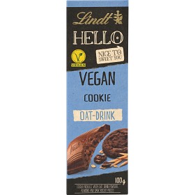 Bild på Lindt HELLO Vegan Mörk Cookie med Havre 100g