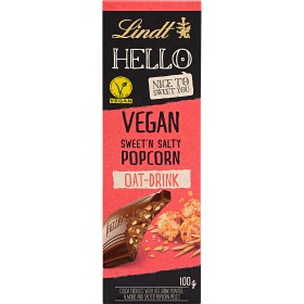 Bild på Lindt HELLO Vegan Sweet Salty Popcorn med Havre 100g