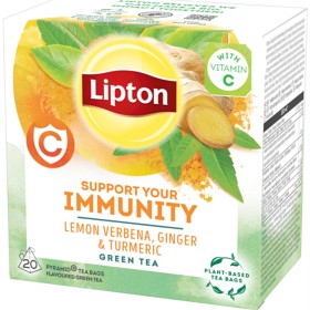 Bild på Lipton Green Tea Immune Support 20 tepåsar