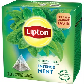 Bild på Lipton Green Tea Intense Mint 20 tepåsar