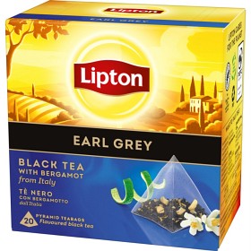 Bild på Lipton Svart Pyramidte Earl Grey 20 tepåsar
