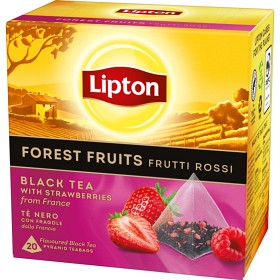 Bild på Lipton Svart Pyramidte Forest Fruit 20 tepåsar