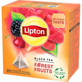 Bild på Lipton Black Tea Forest Fruit 20 tepåsar