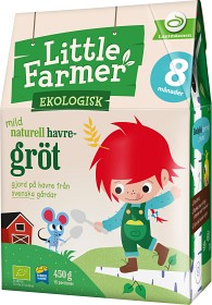 Bild på Little Farmer Mild Naturell Havregröt 8M 450 g