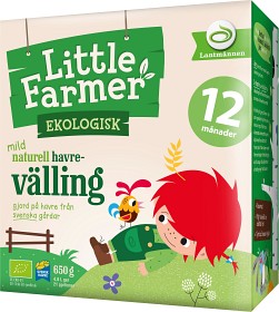 Bild på Little Farmer Mild Naturell Havrevälling 12M 650 g