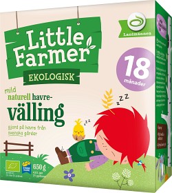 Bild på Little Farmer Mild Naturell Havrevälling 18M 650 g