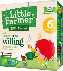 Bild på Little Farmer Mild Naturell Havrevälling 6M 650 g