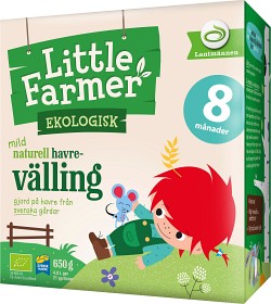 Bild på Little Farmer Mild Naturell Havrevälling 8M 650 g