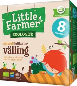 Bild på Little Farmer Naturell Fullkornsvälling 8M 650 g