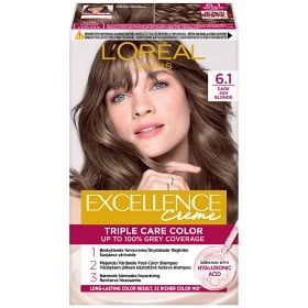 Bild på L'Oréal Paris Excellence Creme Permanent Hårfärg för normalt hår 6.1 Dark Ash Blonde