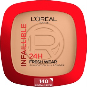 Bild på L'Oréal Paris Infaillible 24H Fresh Wear Foundation in a Powder 140 Neutral