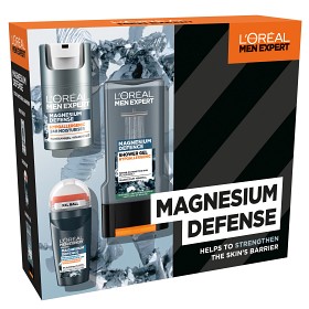 Bild på L'Oréal Paris Magnesium Defense presentask för känslig hud
