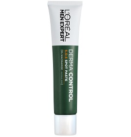 Bild på L'Oréal Paris Men Expert Derma Control 2-i-1 punktbehandling & ansiktsmask för oren hud 45 ml