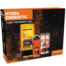 Bild på L'Oréal Paris Men Expert Hydra Energetic Kit: Day Cream, Shower Gel & Deodorant