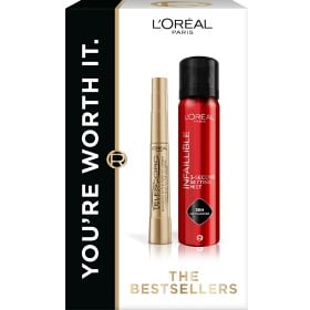 Bild på L'Oréal Paris Telescopic Mascara Black & Infaillible 3-Second Setting Mist Gift Box