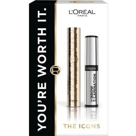 Bild på L'Oréal Paris Volume Million Lashes Panorama Mascara Black & Infaillible Brow Lamination Gift Box