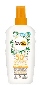 Bild på Lovea Moisturizing Spray SPF50+ Monoi de Tahiti 150 ml