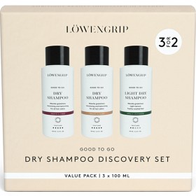 Bild på Löwengrip Good To Go Dry Shampoo Discovery Set 100+100+100  ml