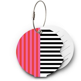 Bild på From Form Luggage Tag Multi Stripes Pink