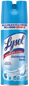 Bild på Lysol Desinfektionsspray för ytor Fresh Linen 400 ml