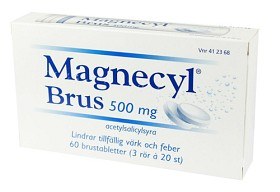 Bild på Magnecyl brus, brustablett 500 mg 3 x 20 st