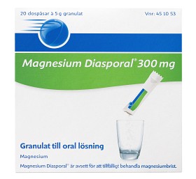 Bild på Magnesium Diasporal, granulat till oral lösning 300 mg 20 st