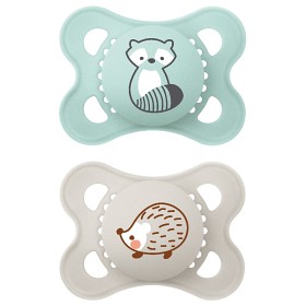 Bild på MAM Original 0-6m Natural Rubber Blå 2 st