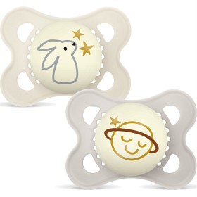 Bild på MAM Original Night 0-6 m Silk Neutral 2-pack