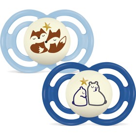 Bild på MAM Perfect Night Silk 6-16 m 2-pack Box V Blue