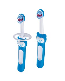 Bild på MAM Tandborste Baby 2-pack (Blå) 