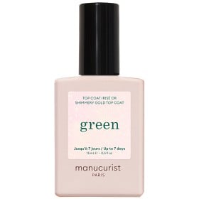 Bild på Manucurist Green Essentials Top Coat - Shimmery Gold 15 ml