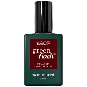 Bild på Manucurist Green Flash Led Nail Polish, Dark Pansy 15 ml