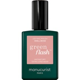 Bild på Manucurist Green Flash Led Nail Polish, Shell Beige 15 ml