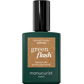 Bild på Manucurist Green Flash Led Nail Polish, Shimmer 15 ml