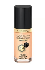 Bild på Max Factor Facefinity All Day Flawless Foundation SPF 20 W33 Crystal Beige 30 ml