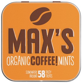 Bild på Max's Mints Coffee ask 35 g